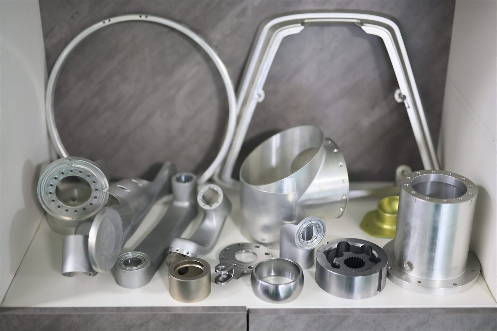 Finished CNC parts with material and tolerance guidance