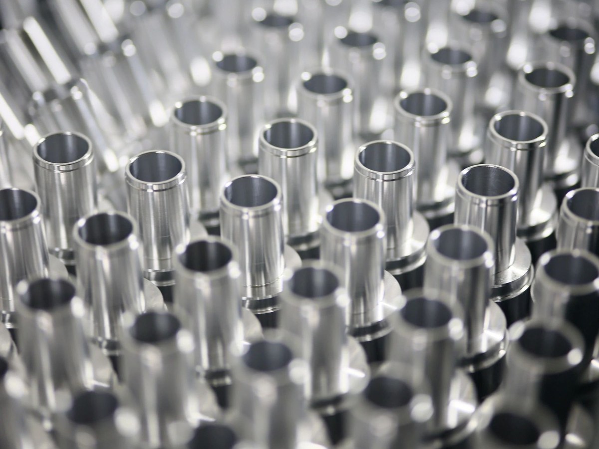 CNC turned 7075 aluminium motor shafts for humanoid robotics