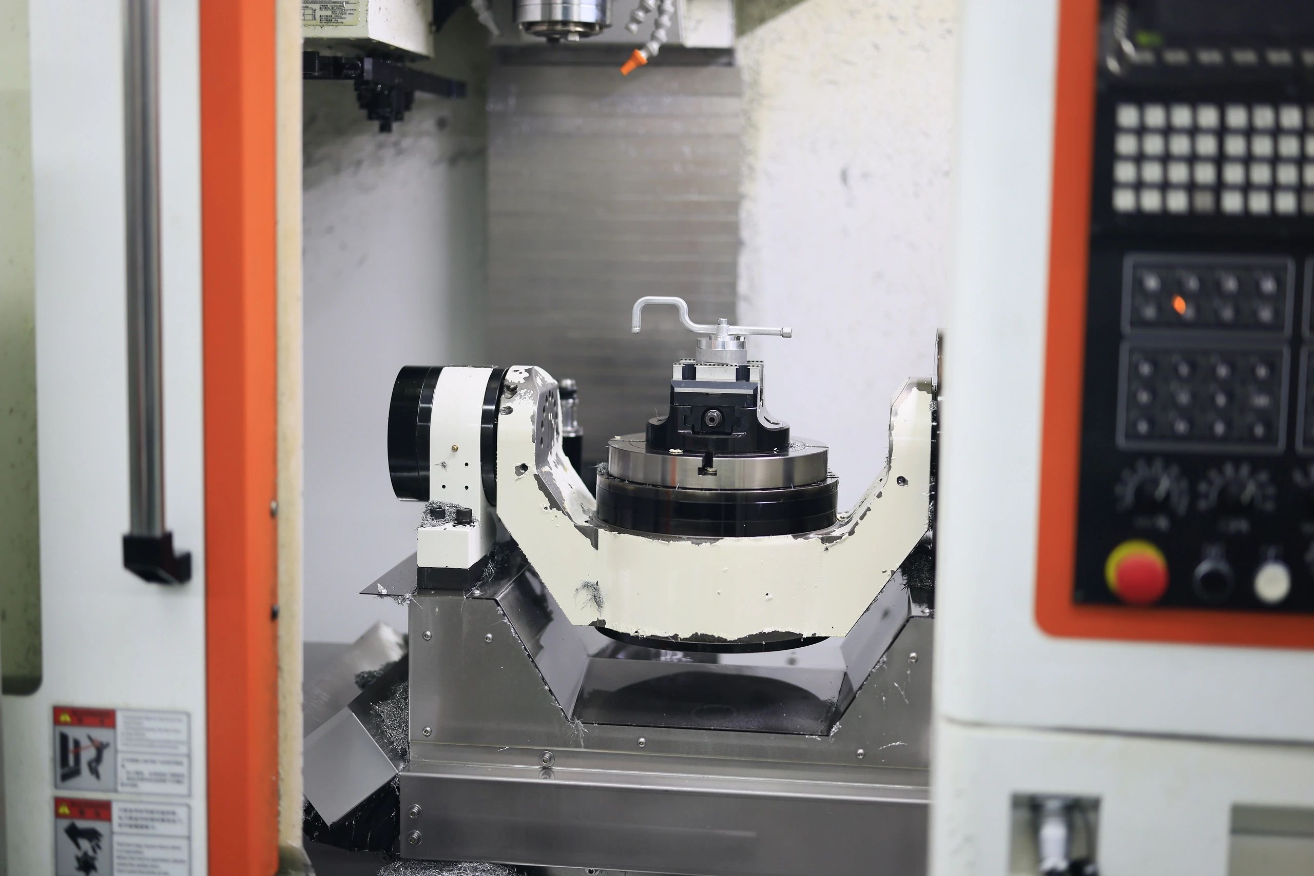 5-axis machined 7075 aluminium industrial machinery component