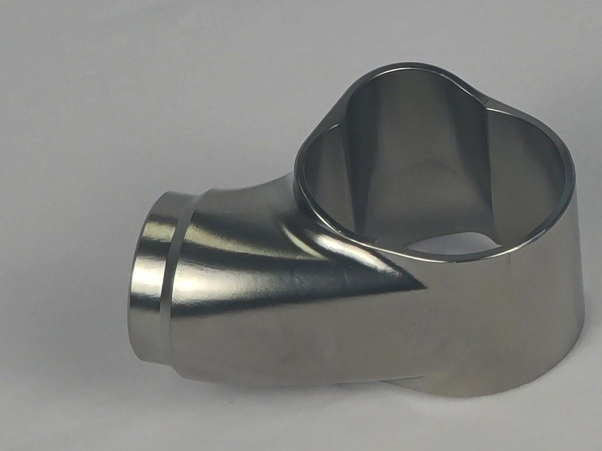 CNC machined titanium bicycle seat post