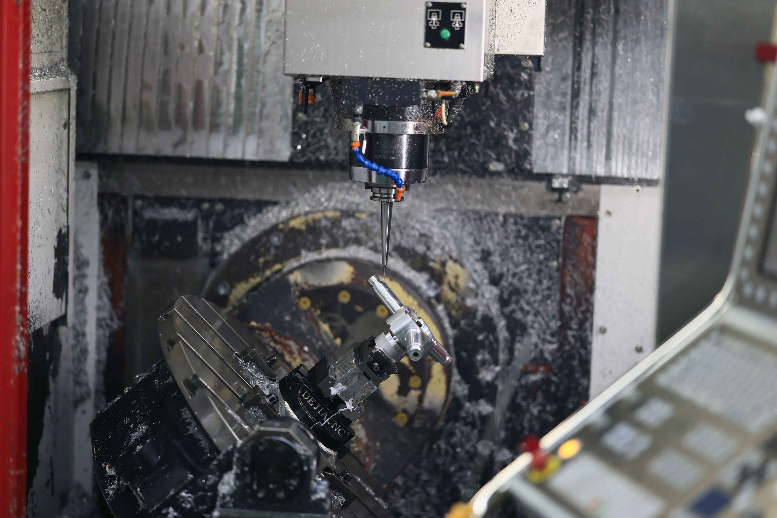 5-axis machined 7050 aluminium aerospace drone component