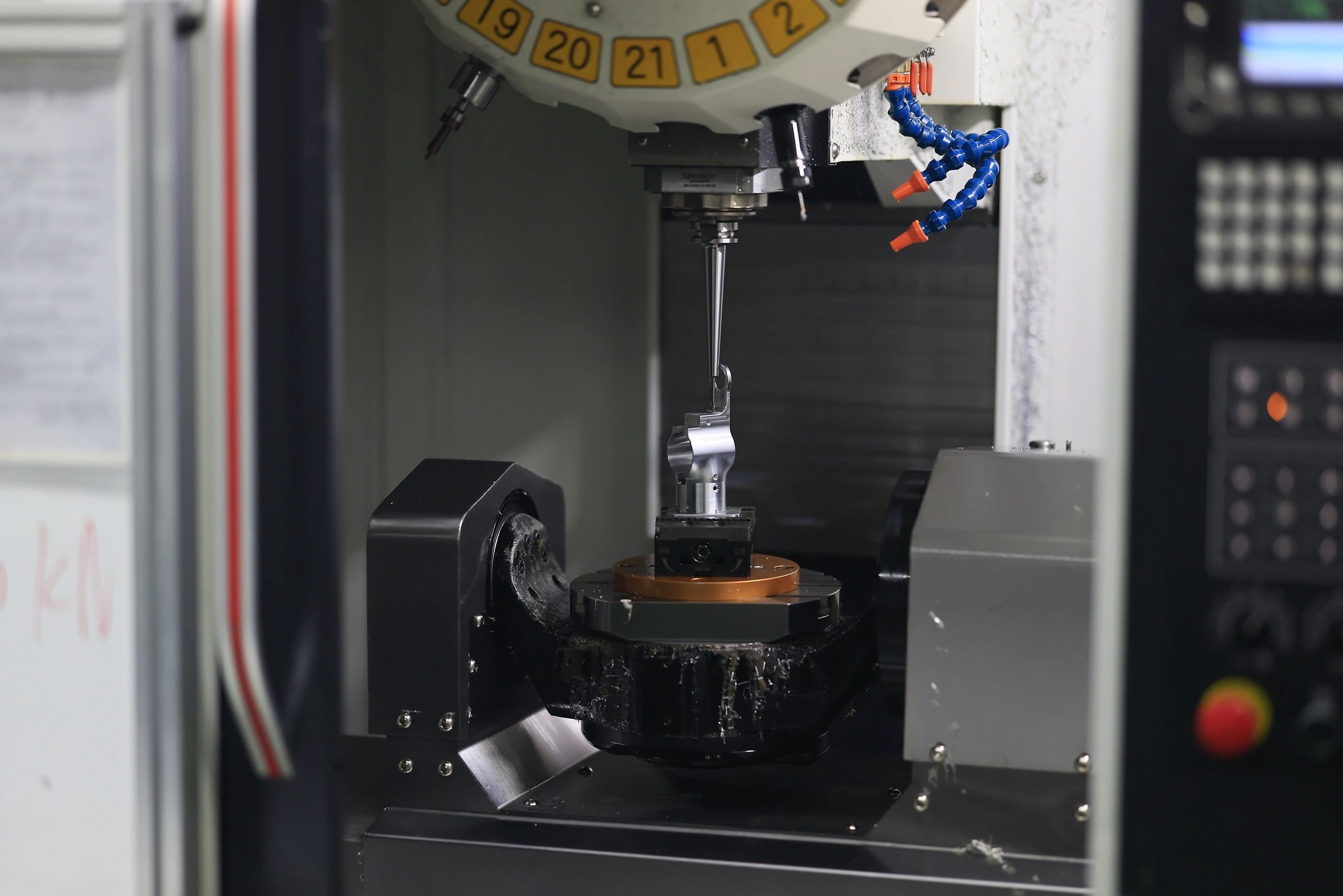 5-axis machined aluminium automation linkage component