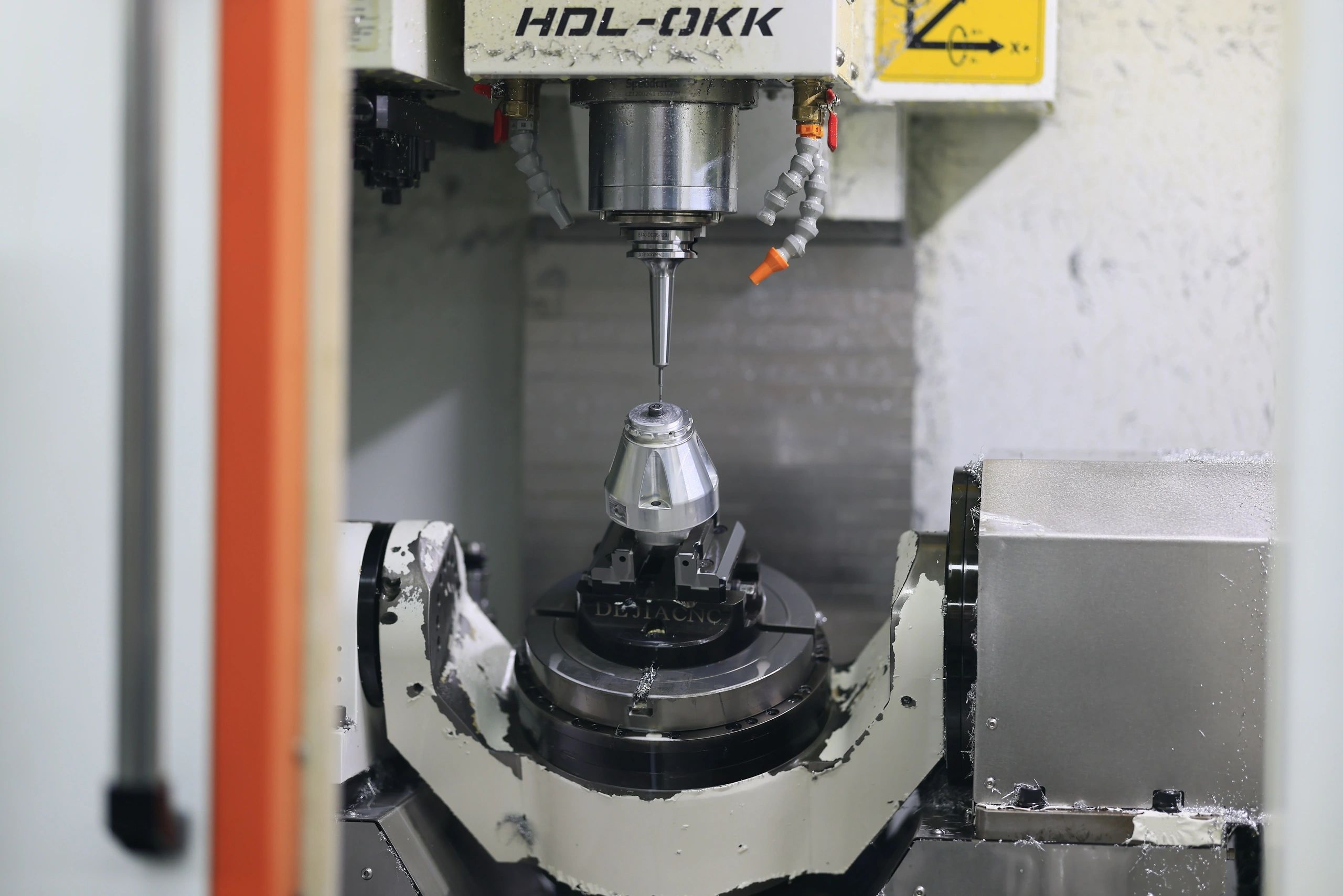 5-axis machined 6061 aluminium humanoid-robot base component