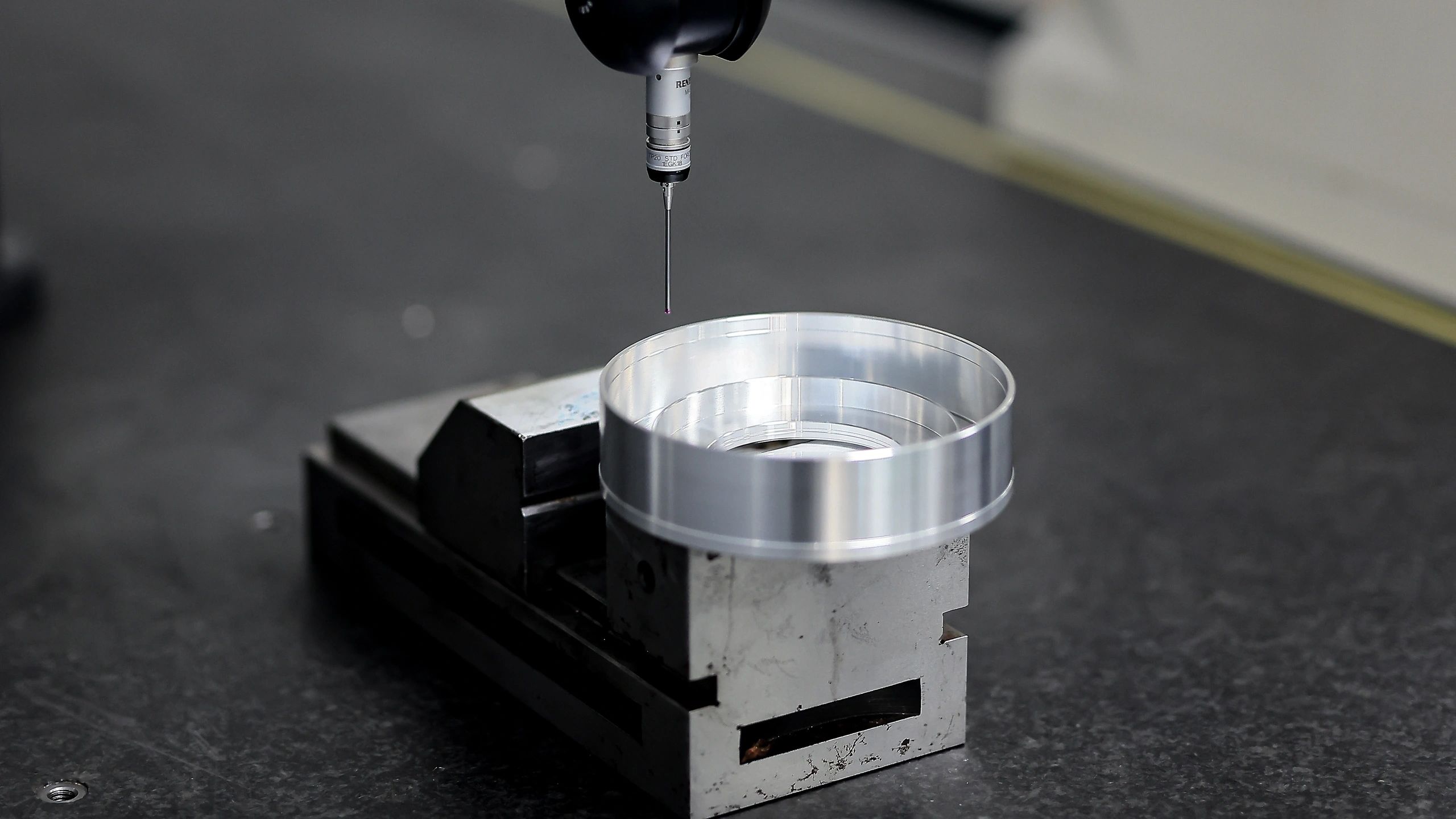 CMM inspection of precision components in a controlled measurement environment