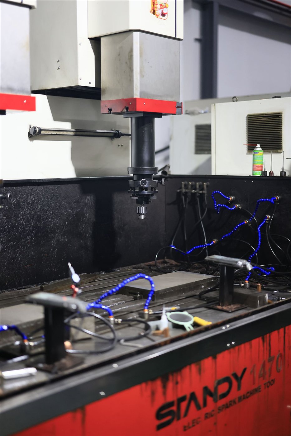 Electric-discharge machining of hardened tool steel and intricate profiles